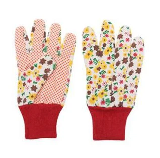 ถุงมือ Dotted Pvc Canvas